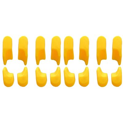 Zerodeko 16pcs - Chair Leg Flexible Rubber Floor Protectors for Tables Chairs for Kitchen Office Dining and Patio Use Non-Skid Design for Stability