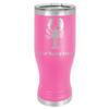 LaserGram 14oz Vacuum Insulated Pilsner Mug, Lobster, Personalized Engraving Included (Pink) view 1