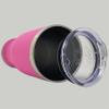 LaserGram 14oz Vacuum Insulated Pilsner Mug, Lobster, Personalized Engraving Included (Pink) view 2