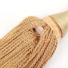1Piece Hanging Ball Curtain Tieback Braided Tassels Window Drape Holdback Buckle Barley Ball Binding Rope Curtains Holder Tie,Black,2Pcs view 3