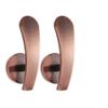 2PCS Wall Mounted Retro Metal Curtain Holder Holdback with 2pcs Tie Back Wall Hanger Hold Home Decor Curtain Accessories,Rose Gold,1 Pair(2 Pcs) view 1