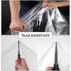 Xrdbfd Transparent Waterproof Tarpaulin with Eyelets, PVC Rainproof Tarp Curtain, 365g/m Heavy Duty Tarpaulin, for Plant Canopy/Greenhouse/Garden, Multipurpose Tarpaulin,clear-1x4m/3.3 * 13.1ft view 4