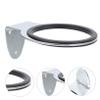 LALAFINA 3pcs Stainless Steel Hair Dryer -mounted Holder for Barbershop Salon Space-saving Design Strong Load-bearing Capacity Storage Stand for Hair Dryers view 3
