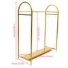 Clothing Garment Rack Metal Cloth Hanger Rack Stand Freestanding Closet Organizer and Storage Clothes Rack Closet Garments Shelf Clothes Drying Rack with Lower Storage Shelf for Boxes Shoes Boots view 4