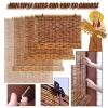 Bamboo Roll-Up Shades for Patio & Indoor/Outdoor Privacy - 43x59in (WxH) Brown Reed Blinds view 4