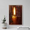 100% Smooth Cotton Paper - John Henry Newman Poem Print - Lead Kindly Light - Candle - Art Photo Poster Gift - Size: 18 x 12 Inches view 4