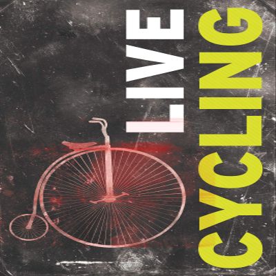 100% Smooth Cotton Paper - Cycling Motivational Poster 10"Live Cycling Photo Print Art Motivation Gift Victorian Penny Farthing Bicycle - Size: 18 x 12 Inches