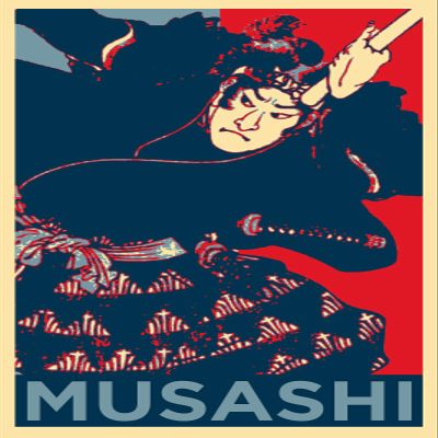 100% Smooth Cotton Paper - Miyamoto Musashi Art Print - Hope - Photo Poster Gift - The Book of 5 Rings - Size: 18 x 12 Inches