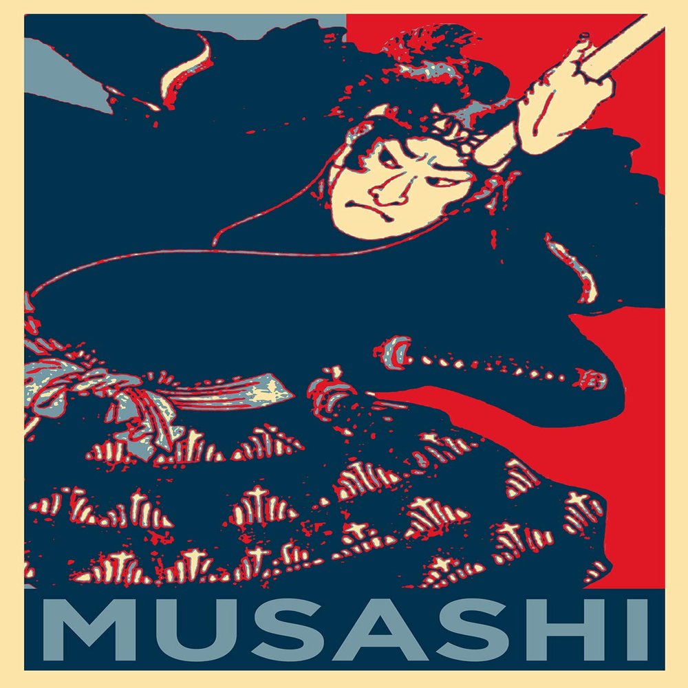 100% Smooth Cotton Paper - Miyamoto Musashi Art Print - Hope - Photo Poster Gift - The Book of 5 Rings - Size: 18 x 12 Inches