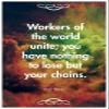 100% Smooth Cotton Paper - Karl Marx Quote Workers of The World Unite. Art Print Photo Poster Gift - Size: 18 x 12 Inches view 1