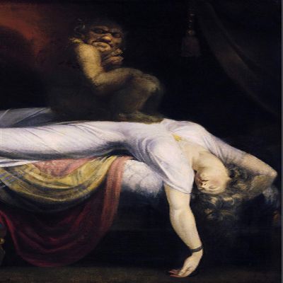 100% Smooth Cotton Paper - John Henry Fuseli - The Nightmare (1781) - Painting Photo Poster Print Art Gift Wall Home Decor - Thomas Burke Demon Sleep Paralysis - Size: 18 x 12 Inches
