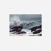 100% Smooth Cotton Paper - Winslow Homer - Maine Coast (1896) - Painting Photo Poster Print Art Gift Wall Home Decor - Ocean Water Waves - Size: 18 x 12 Inches view 2