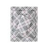 Cozy Sturdy 100% Cotton Weave Flannel Sheet Set | Plaid Check Artful Print in Soft Subtle Hues | Durable All Season Extra Deep Pocket Aesthetic Bedding | 4 Piece King Size Pretty Red & White Shade view 2