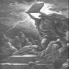 100% Smooth Cotton Paper - Gustave Dore - Moses Breaks The Tables of The Law (1866) Poster Painting Etching Drawing Woodcut Art Print - Size: 18 x 12 Inches view 1