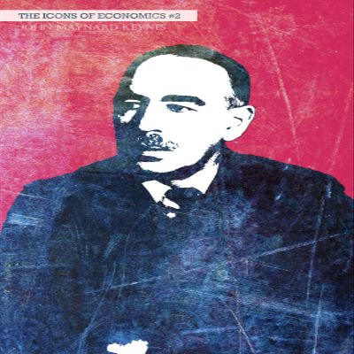 100% Smooth Cotton Paper - John Maynard Keynes Art Print - The Icons of Economics - #2 of 10 - Photo Poster Gift - Size: 18 x 12 Inches
