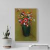 100% Smooth Cotton Paper - Odilon Redon - Vase of Flowers (1910) - Painting Photo Poster Print Art Gift - Size: 18 x 12 Inches view 4