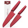 SWIBINJIT Nylon Knife for Nonstick Pans Safe, 2 Piece Set 11 and 9 Plastic Nylon Knife for Cutting Fruits, Veggies and Bread view 1
