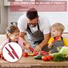 SWIBINJIT Nylon Knife for Nonstick Pans Safe, 2 Piece Set 11 and 9 Plastic Nylon Knife for Cutting Fruits, Veggies and Bread view 4