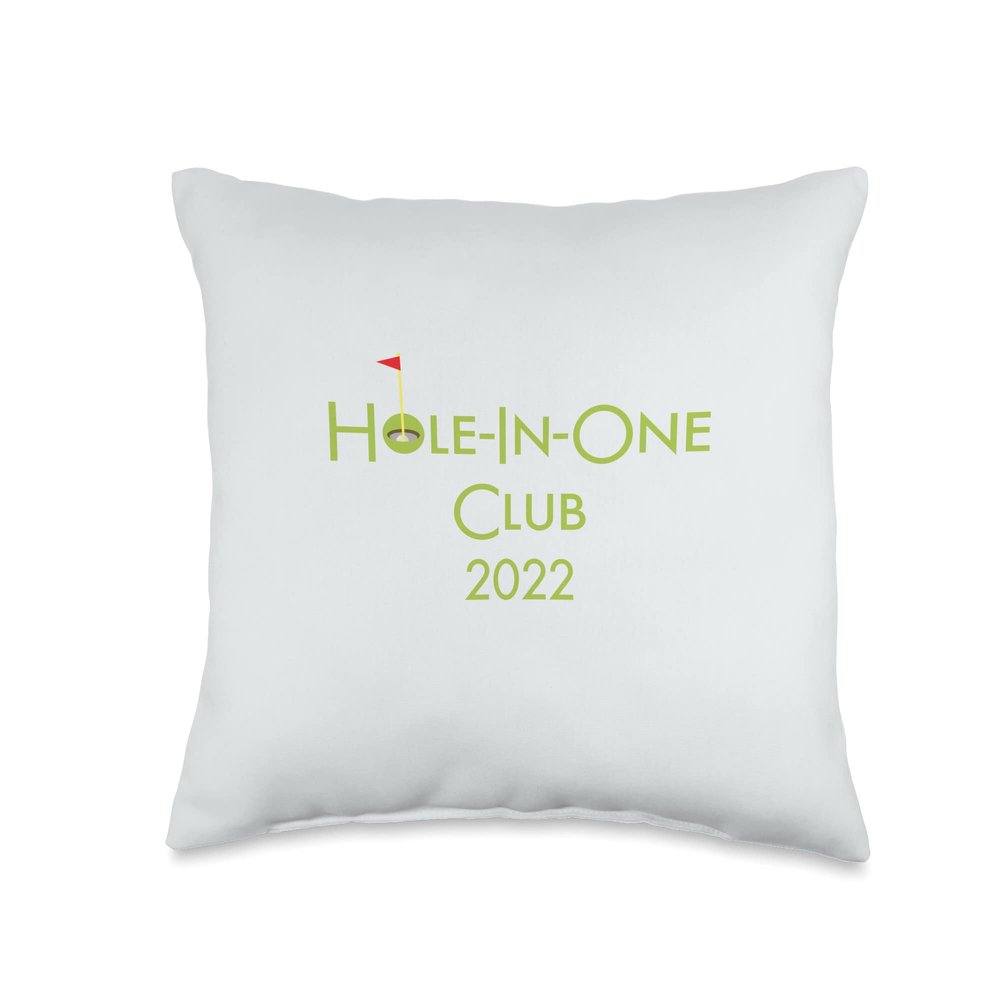 Hole In One Club 2022 Golfing Design For Golfer Golf Player Throw Pillow