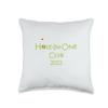 Hole In One Club 2022 Golfing Design For Golfer Golf Player Throw Pillow view 1