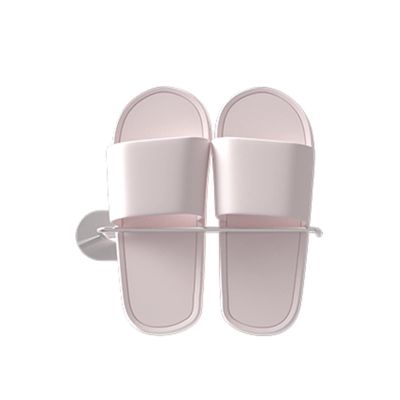 CTVR Stainless Steel Shoes Rack, Wall Mounted Towel Holder Storage Organizer, Bathroom Door Shoe Hangers, Hanging Shoe Stand, Can Store 1-4 Pairs (Size : 21.5 * 4 * 3.2cm)