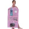 Waterproof Hanging Garment Bag 35 inch Clothes Bag with Gusset, 5 Pockets & Side Zip for Dance Costumes, Theatre, Beauty Pageants & More. Best for younger performers with small costume pieces. view 1