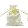 Balsa Circle 24 pcs 3x4-Inch Yellow Wedding Favor Satin Bags with Drawstring Pouches Candy Treats Bridal Shower Jewerly Package view 1
