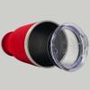 LaserGram 14oz Vacuum Insulated Pilsner Mug, Virgen de Guadalupe, Personalized Engraving Included (Red) view 2