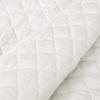 Lush Decor Ava Quilt Diamond Pattern Solid 3 Piece Oversized Bedding Blanket Bedspread Set - Full/Queen - Off-White view 3