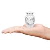 Keepsake COMPANY's White Small Urns for Human Ashes - Angel Wings Mini Urns - Cremation Keepsakes urns for Ashes  Urn -ERN - Tiny Urns for Men - (Set of 4 Miniature Urn) view 3