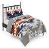 Pendleton Explorer Full/Queen Quilt Bedding Set with 2 Shams Premium Cotton Lightweight Quilted Bedspread Coverlet for Bed Rustic Home Decor Machine Washable, 90-inch x 92-inch, Blue Grey Multicolor view 1