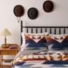 Pendleton Explorer Full/Queen Quilt Bedding Set with 2 Shams Premium Cotton Lightweight Quilted Bedspread Coverlet for Bed Rustic Home Decor Machine Washable, 90-inch x 92-inch, Blue Grey Multicolor view 2