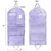 Waterproof Hanging Garment Bag 35 inch Clothes Bag with Gusset, 5 Pockets & Side Zip for Dance Costumes, Skating, Theatre, Beauty Pageants & More. Best for younger performers and small costume pieces. view 3