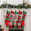 TEEAMORE Custom Christmas Stockings Set of 5 Personalized Christmas Stocking with Name Custom Name Hanging Stockings view 4
