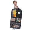 Waterproof Hanging Garment Bag 35 inch Clothes Bag with Gusset, 5 Pockets & Side Zip for Dance Costumes, Theatre, Beauty Pageants & More. Best for younger performers with small costume pieces. view 1