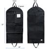 Waterproof Hanging Garment Bag 35 inch Clothes Bag with Gusset, 5 Pockets & Side Zip for Dance Costumes, Theatre, Beauty Pageants & More. Best for younger performers with small costume pieces. view 3