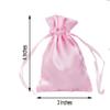 Balsa Circle 120 pcs 3x4-Inch Pink Wedding Favor Satin Bags with Drawstring Pouches Candy Treats Bridal Shower Jewerly Package view 2