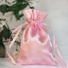 Balsa Circle 120 pcs 3x4-Inch Pink Wedding Favor Satin Bags with Drawstring Pouches Candy Treats Bridal Shower Jewerly Package view 3