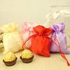 Balsa Circle 120 pcs 3x4-Inch Pink Wedding Favor Satin Bags with Drawstring Pouches Candy Treats Bridal Shower Jewerly Package view 4