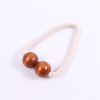 1pcs Polyester Filament Color Magnetic Portable Tieback Holder Hooks Ball Buckle Clip Curtain Supplies Home Decor,Coffee