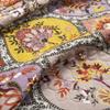 Lush Decor Bohemian Flower Reversible Cotton Quilt Queen Size 3 Piece Set Full/Queen Tangerine & Lilac - Floral Bedding Set Queen Quilt - Boho Bedding view 3