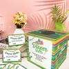 Diaper Raffle Game, 50 Pcs Diaper Raffle Tickets with Box, Cactus Theme Diaper Raffle Cards Game for Baby Shower, Party Decoration Centerpiece Supplies, Bring Diaper to Gain a Chance to Win a Prize view 3