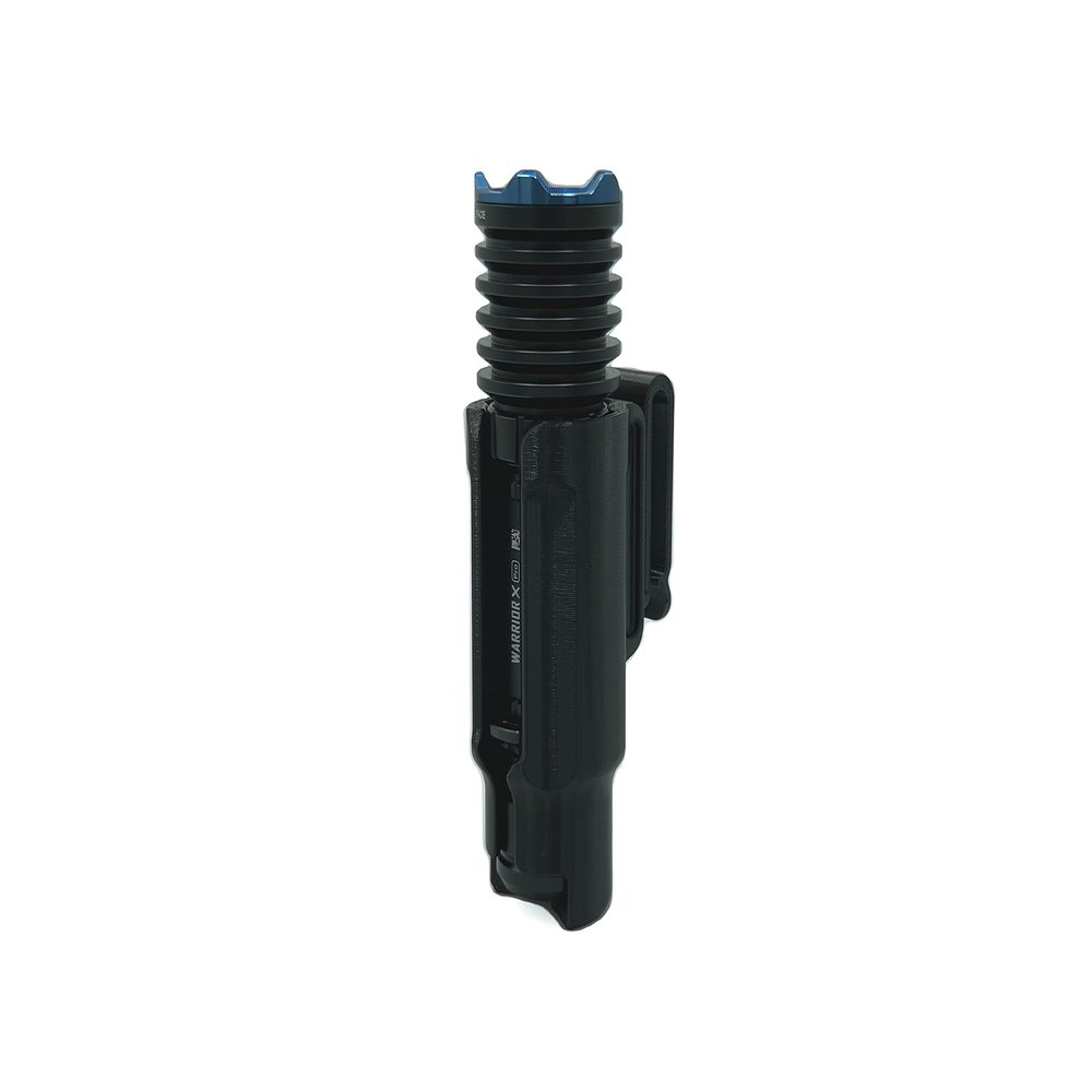 HoldMyGear Belt Clip Flashlight Holder Compatible with Olight Warrior X Pro Turbo (Precision-Fit Belt Mount Holder, Fits Belts up to 2.25" Wide)