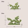 CFLNYC Home Decor Dragon Statues Home Decor Feng Shui Natural Jade, Dragon Figurines Sculptures Collectibles for Luck and Success (Size : 28cm) view 3