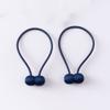 2PCS Magnetic Ball Curtain Tiebacks Tie Rope Accessory Rods Accessoires Backs Holdbacks Buckle Clips Hook Home Decor,Navy Blue,4pcs view 1