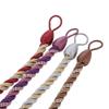 2pcs Tassel Curtain Rope Tiebacks Hook Window Hand Knitting Ball Decor Buckle Cord Drapery Holdbacks 61cm,red,4pcs view 3