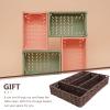 FOMIYES Station Organizer Rattan Decorative Boxes for Storage Tea Bag Organizer view 2