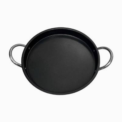 21" HD Stainless Steel Non-Stick Comal Griddle Pan Skillet for Baking, Grilling