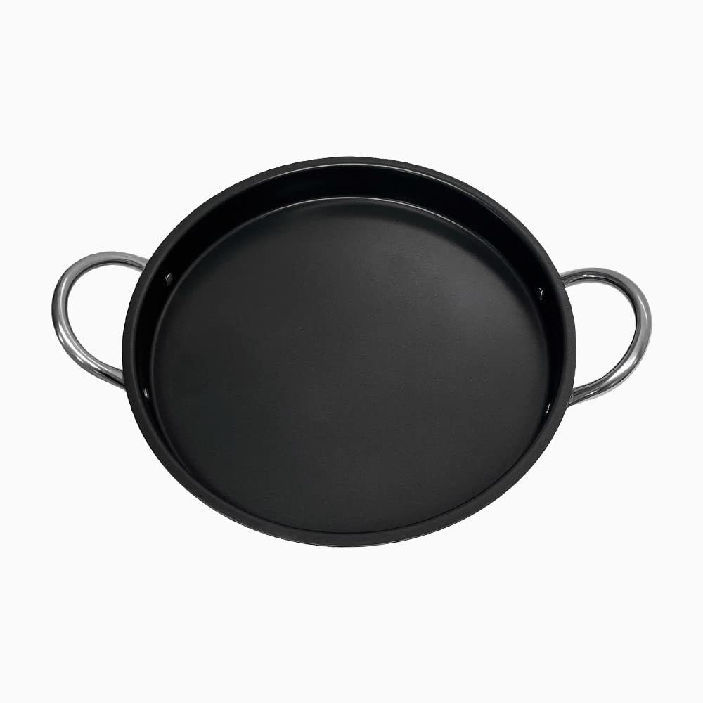 21" HD Stainless Steel Non-Stick Comal Griddle Pan Skillet for Baking, Grilling