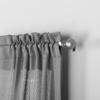 Grand Avenue Grey Curtains, Light Filtering Window Curtains 84 Inches Long, Rod Pocket 2 Curtain Panels + 2 Sheers view 2